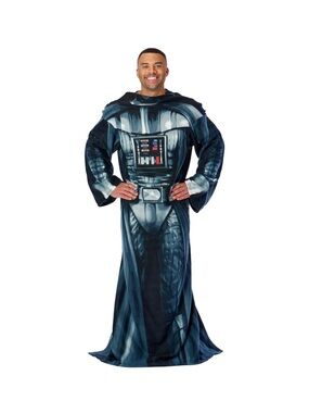 Adult Star Wars Darth Vader silk touch comfy throw blanket with sleeves